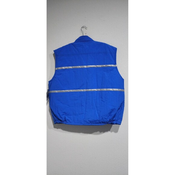 NWT VTG Deadstock MVP Corp Inc Mens L 890 Blue Thermolite DuPont Reflective Vest - Picture 2 of 14
